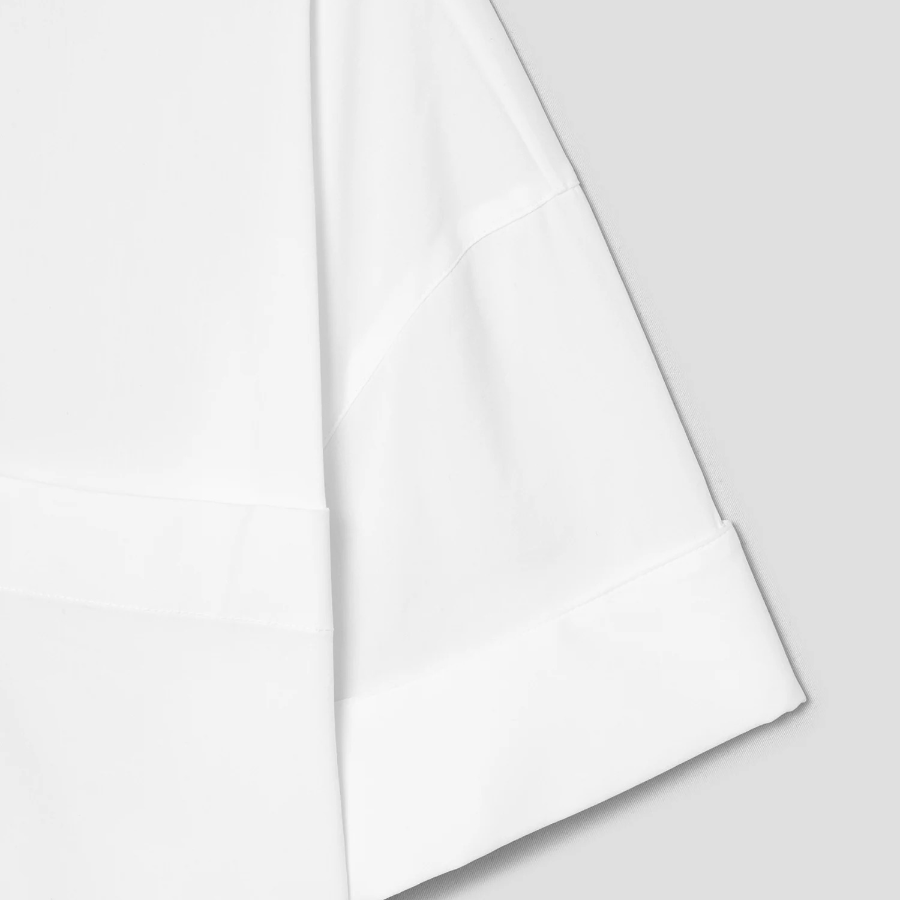 Theory Women Cotton Shirting Cuff Pocket Shirt - White