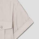 Theory Women Fluid Lyocell Military Shirt - New Sand