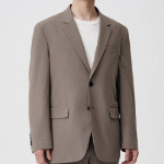 Cooltandard Relaxed Basic Blazer — Dusty Beige