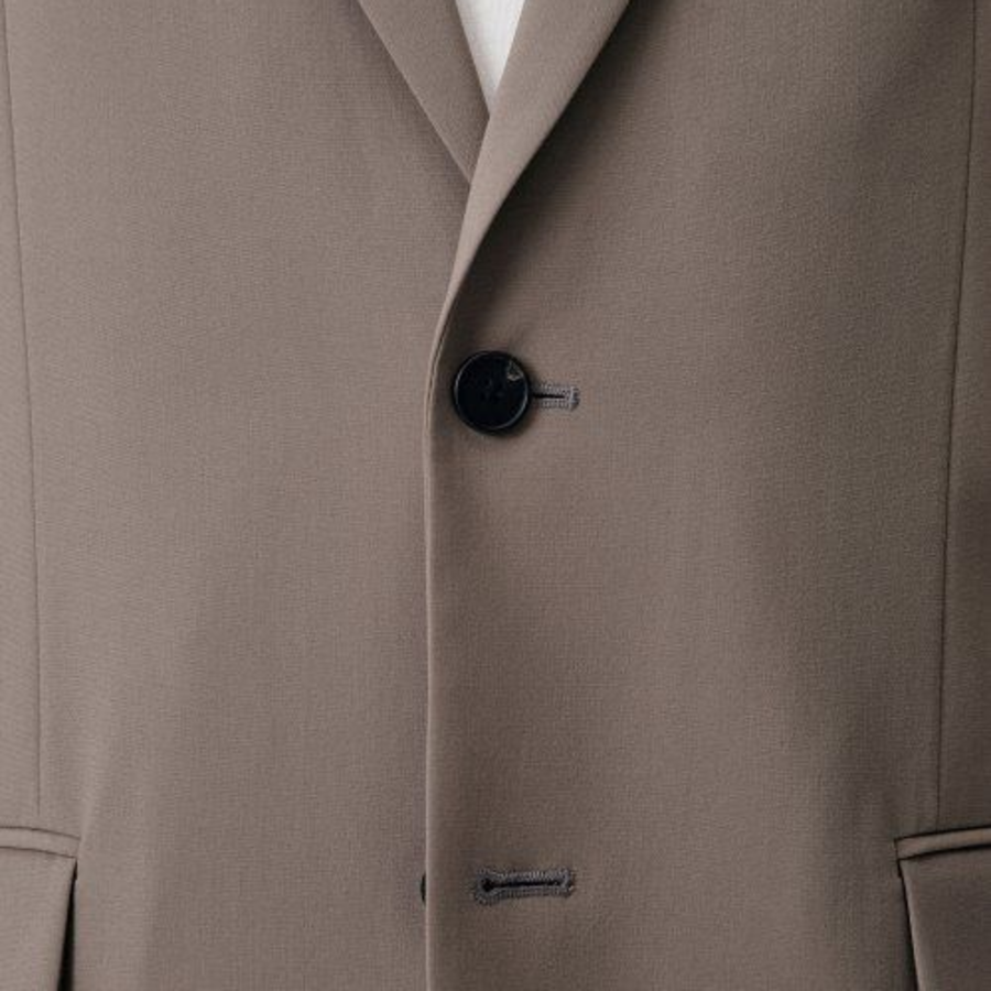 Cooltandard Relaxed Basic Blazer — Dusty Beige