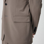 Cooltandard Relaxed Basic Blazer — Dusty Beige