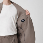 Cooltandard Relaxed Basic Blazer — Dusty Beige