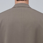 Oversized 3-Button Blazer — Dusty Beige