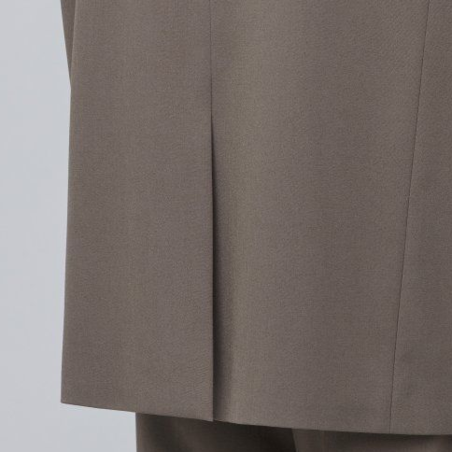 Oversized 3-Button Blazer — Dusty Beige