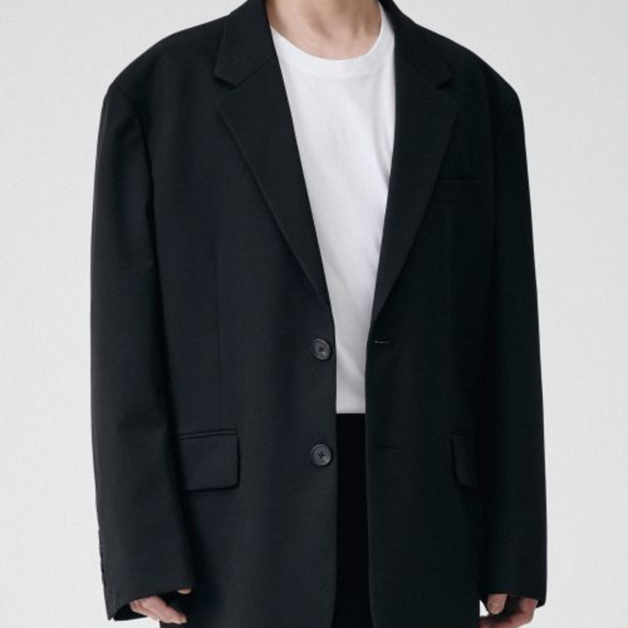 Big Daddy Oversized Blazer — Black