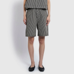 JAJU Denim Bermuda Pants (Jet Black) — стиль и универсальность в глубоком чёрном цвете