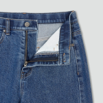 JAJU Wide Denim Pants (Blue) — просторный силуэт и базовый стиль на каждый день