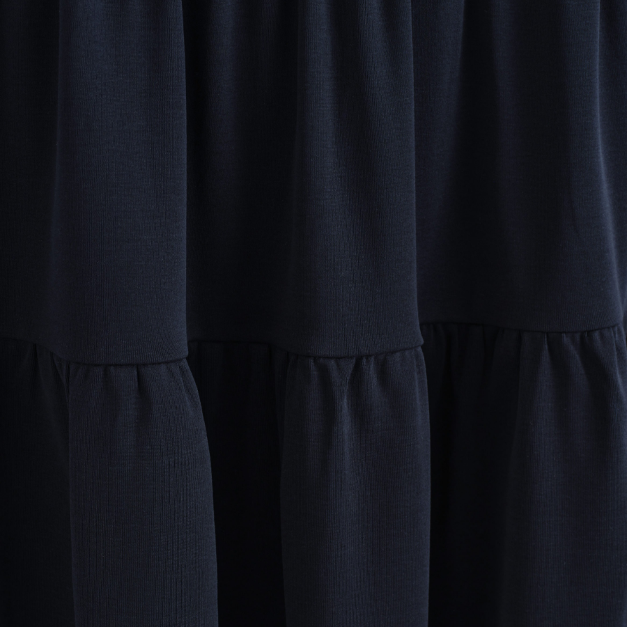 COS Boat-Neck Gathered Midi Dress