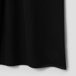 Theory Women Silk Combo Rib Neck Shell - Black