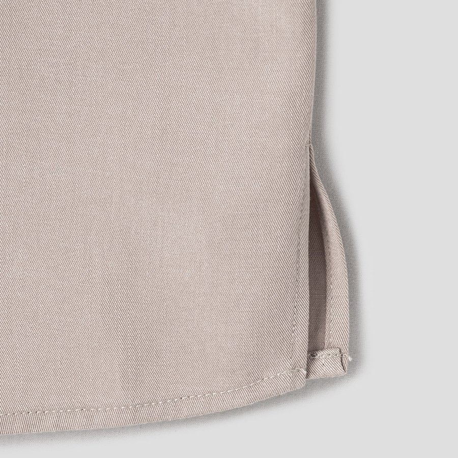 Theory Women Fluid Lyocell Boxy Pocket Shirt - Soft Taupe