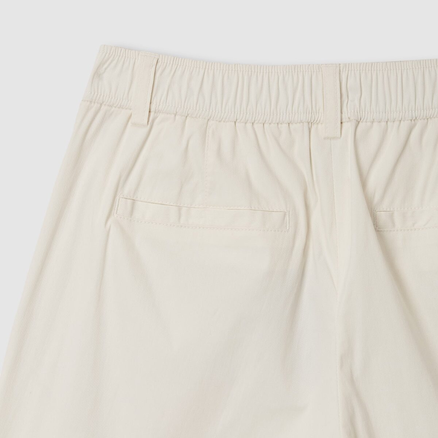 JAJU Cotton Half Pants (Ivory) — лёгкие и практичные шорты для повседневного комфорта
