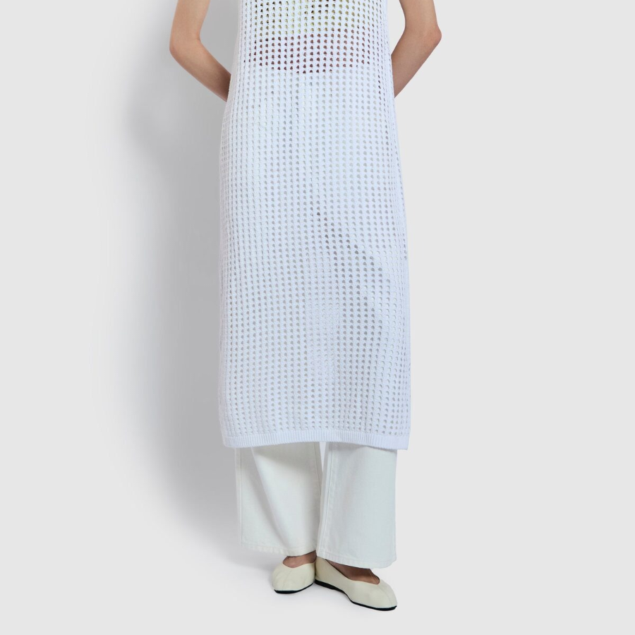 JAJU Light Denim Straight Pants (Ivory) — лёгкость и лаконичность для повседневных образов