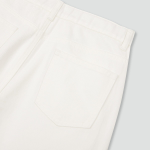 JAJU Light Denim Straight Pants (Ivory) — лёгкость и лаконичность для повседневных образов