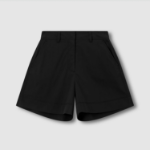 JAJU Cotton Half Pants (Black) — практичные хлопковые шорты в универсальном чёрном цвете