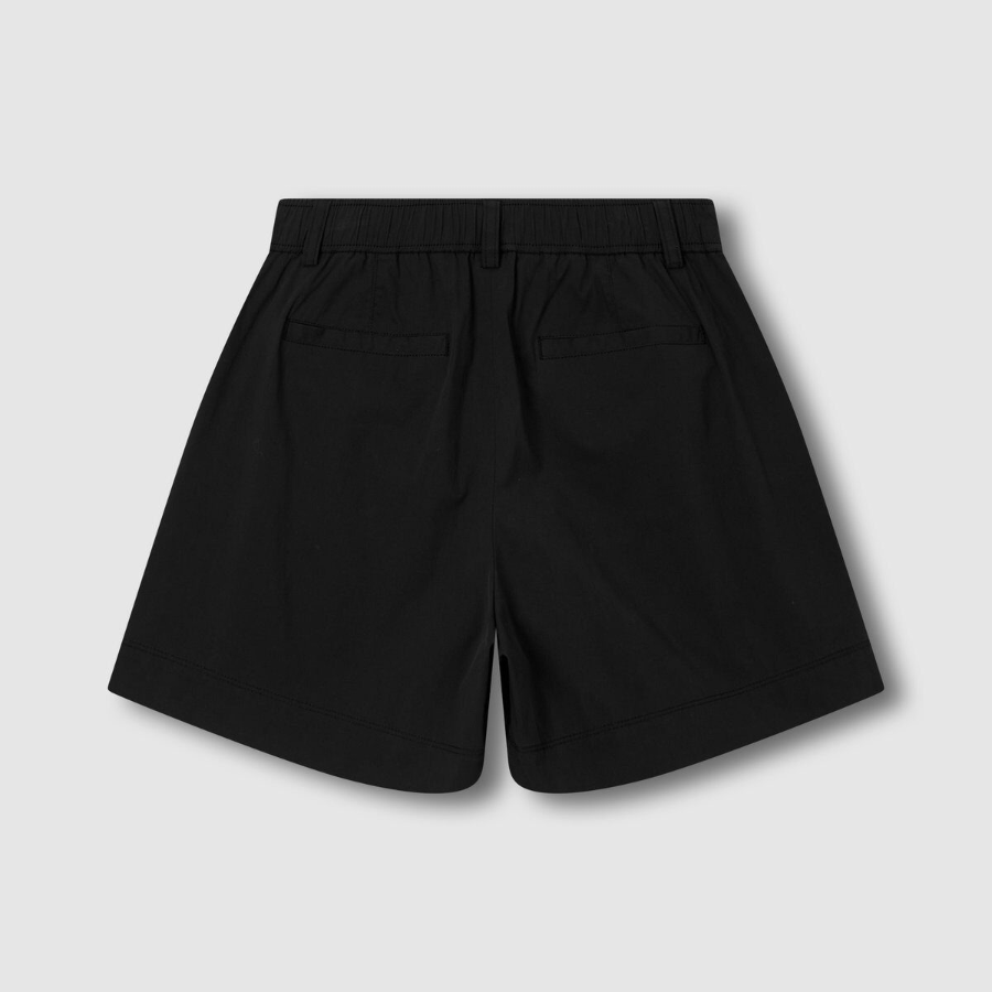 JAJU Cotton Half Pants (Black) — практичные хлопковые шорты в универсальном чёрном цвете