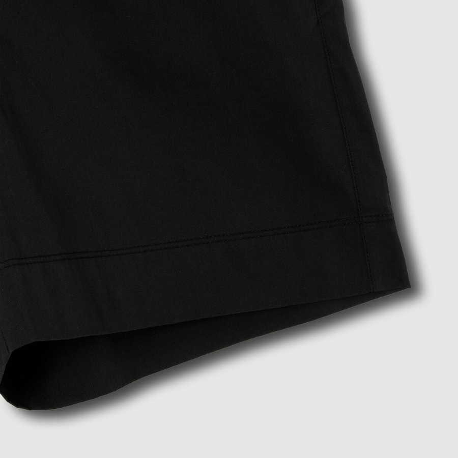 JAJU Cotton Half Pants (Black) — практичные хлопковые шорты в универсальном чёрном цвете