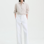 Theory Women Cotton Shirting Boyfriend Shirt - Sand Multi