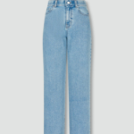 JAJU Straight Denim Pants (Light Blue) — лёгкий оттенок и классический силуэт для повседневных образов
