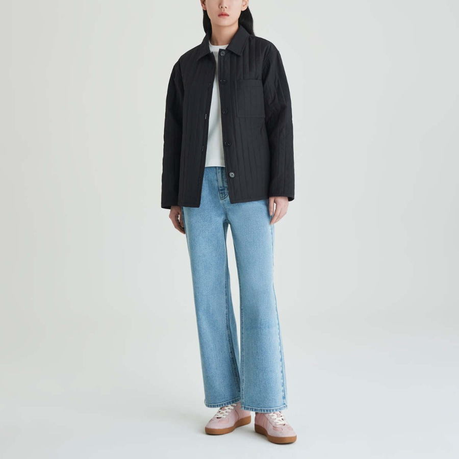 JAJU Straight Denim Pants (Light Blue) — лёгкий оттенок и классический силуэт для повседневных образов