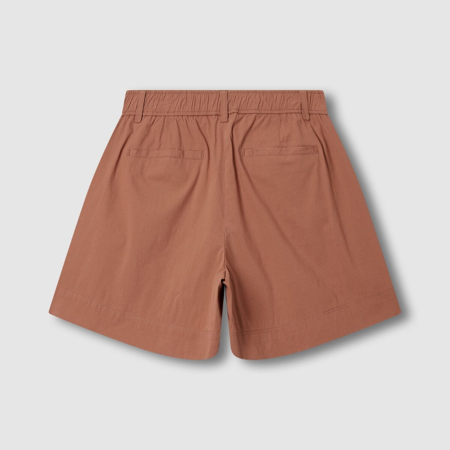 JAJU Cotton Half Pants (Brick) — стильные и комфортные шорты насыщенного кирпичного оттенка