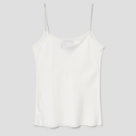 Theory Women Silk Georgette Slip Top - Ivory