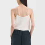 Theory Women Silk Georgette Slip Top - Ivory