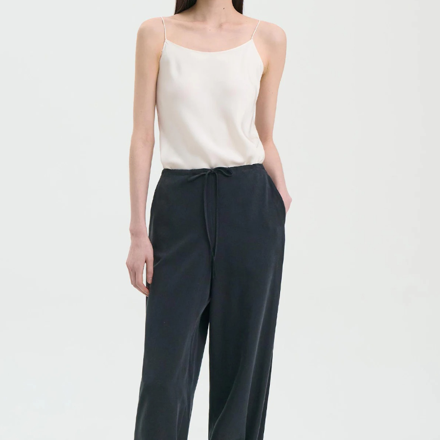 Theory Women Silk Georgette Slip Top - Ivory