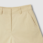 JAJU Cotton Half Pants (Beige) — комфортные и универсальные шорты в натуральном бежевом оттенке