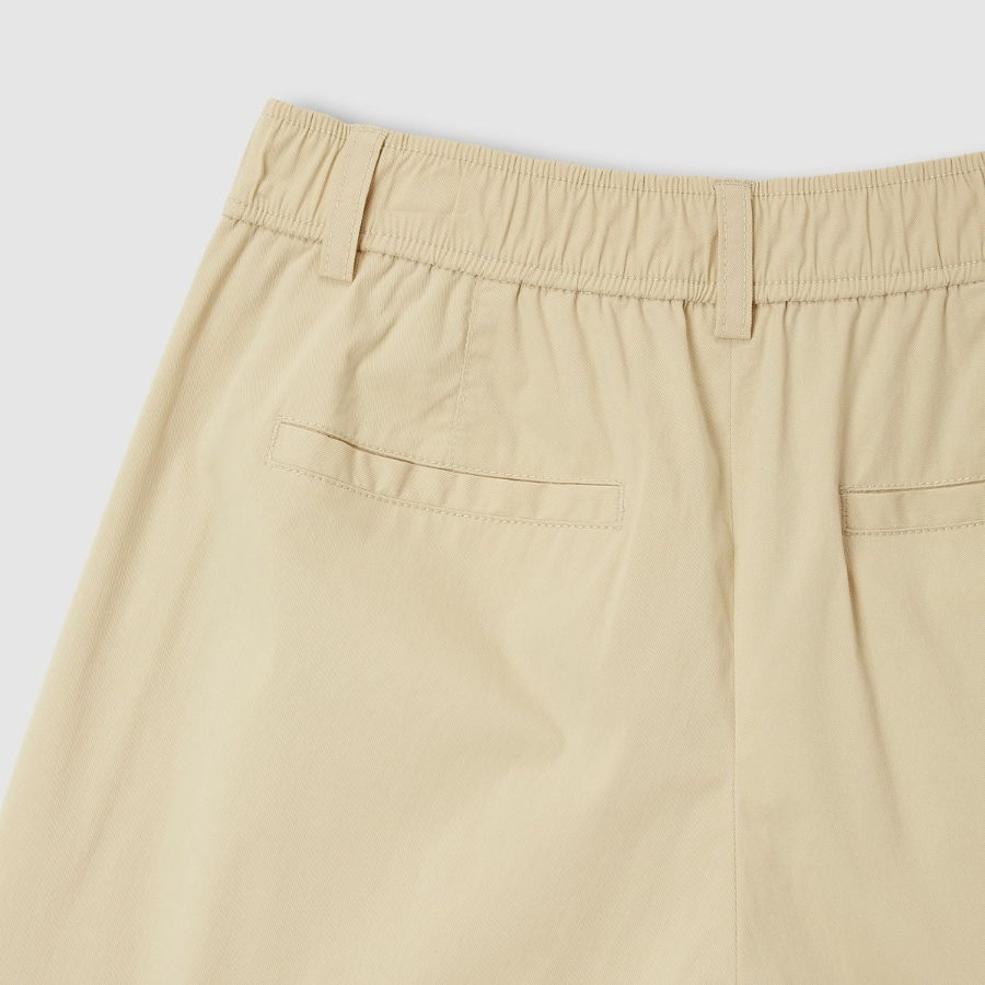 JAJU Cotton Half Pants (Beige) — комфортные и универсальные шорты в натуральном бежевом оттенке