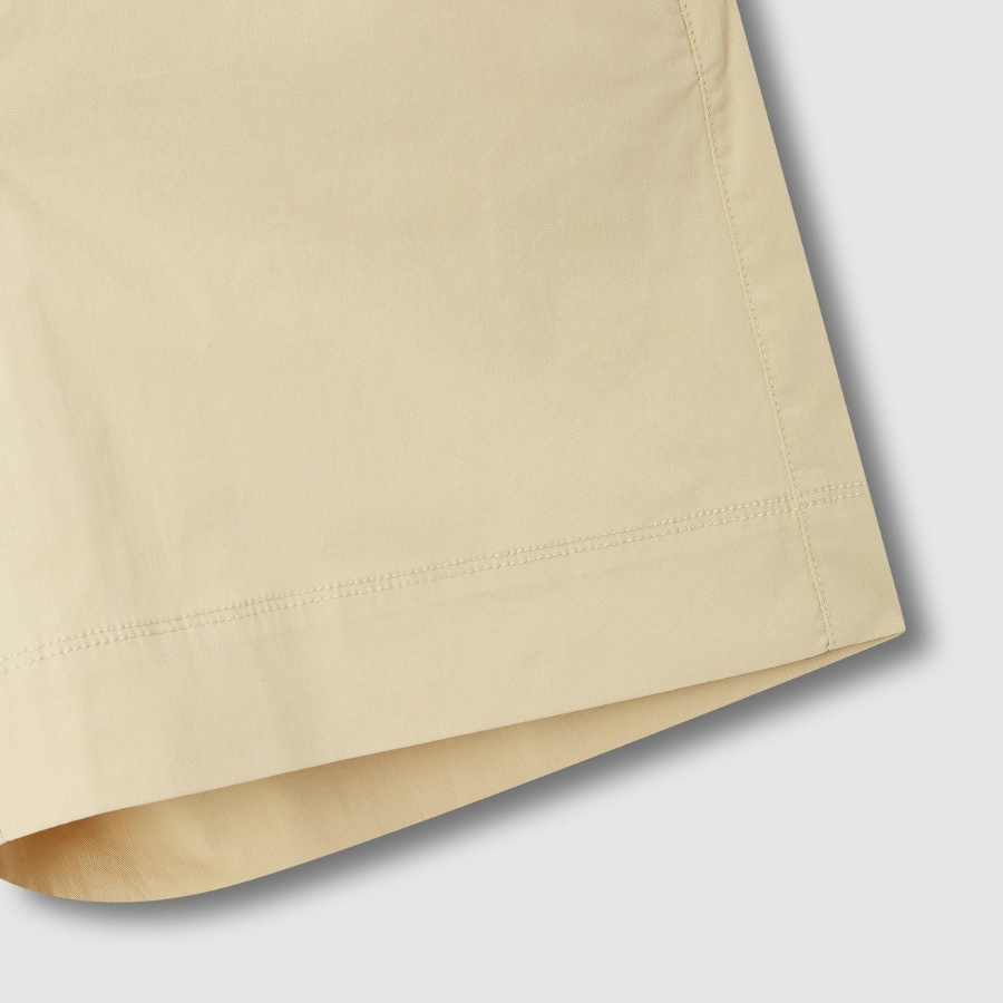 JAJU Cotton Half Pants (Beige) — комфортные и универсальные шорты в натуральном бежевом оттенке