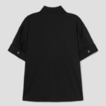 Theory Women Cotton Shirting Cuff Pocket Shirt - Black