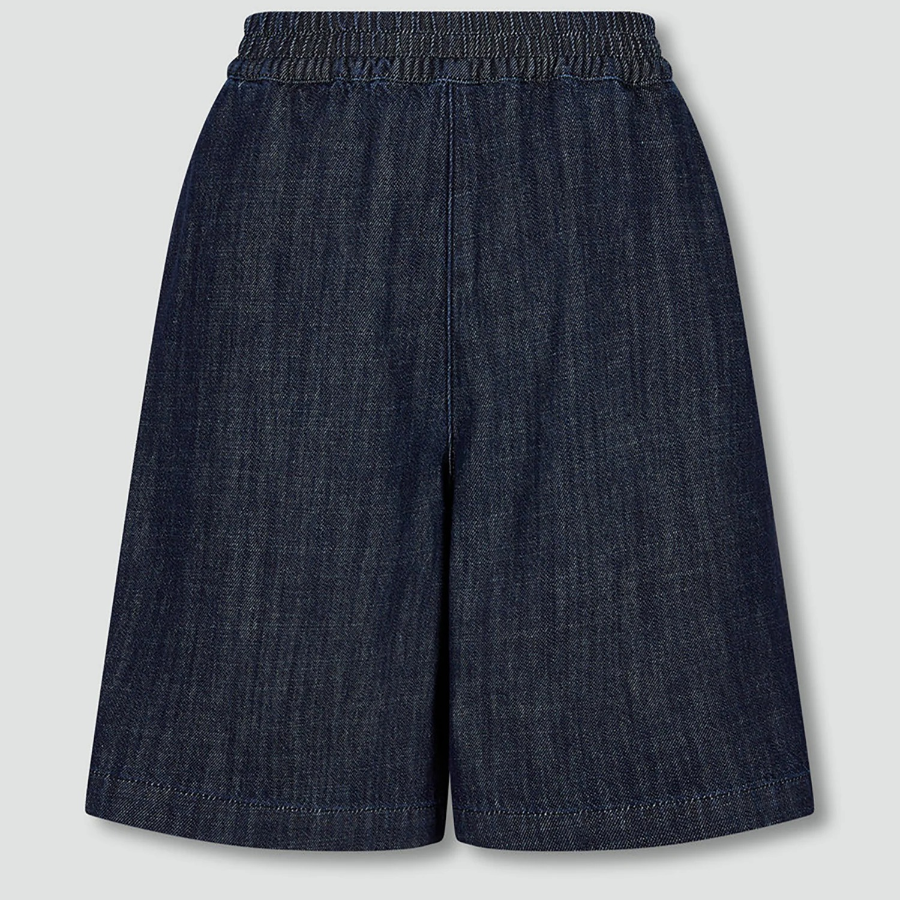 JAJU Distressed Denim Half Pants (Navy) — стильные и удобные шорты с эффектом потертости