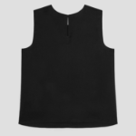 Theory Women Silk Georgette Straight Shell - Black