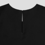 Theory Women Silk Georgette Straight Shell - Black