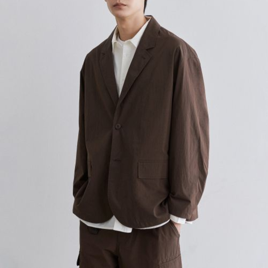 City Leisure CN Loose Fit Blazer — Baroque Brown