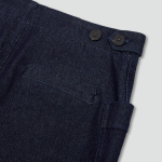 JAJU Wide Pocket Denim Pants (Dark Blue) — стильные и удобные джинсы с широким кроем и вместительными карманами