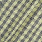 JAJU Cotton Check Tuck Half Pants (Yellow) — яркие и комфортные шорты с стильным клетчатым узором и элегантными защипами