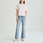 JAJU Bootcut Denim Pants (Light Blue) — классические джинсы с эффектом клёша и светлым оттенком