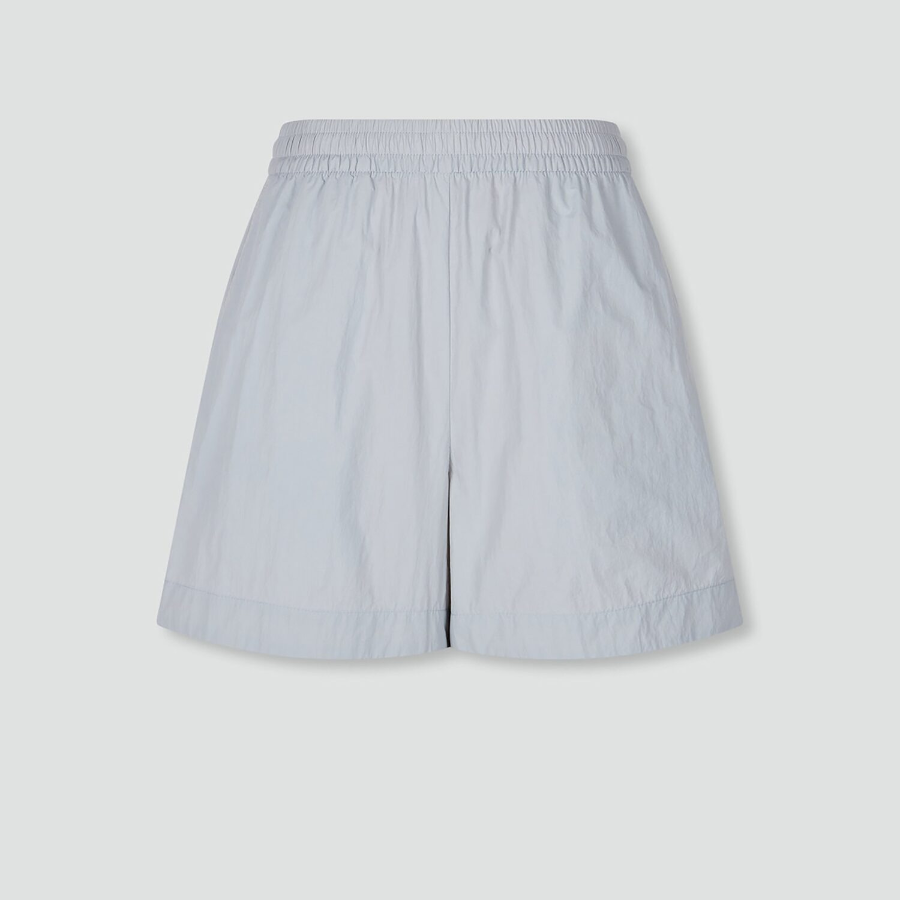 JAJU Crisp Half Banding Pants (Sky Blue) — лёгкие и удобные шорты с хрустящей текстурой и эластичным поясом