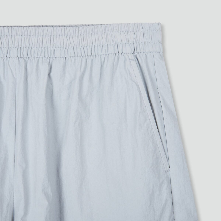 JAJU Crisp Half Banding Pants (Sky Blue) — лёгкие и удобные шорты с хрустящей текстурой и эластичным поясом