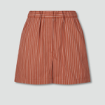 JAJU Firm Crisp Full Banding Half Pants (Light Brown) — прочные и удобные шорты с эластичным поясом и стильным светло-коричневым оттенком