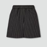 JAJU Firm Crisp Full Banding Half Pants (Jet Black) — прочные и стильные шорты с эластичным поясом в насыщенном чёрном цвете