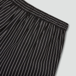 JAJU Firm Crisp Full Banding Half Pants (Jet Black) — прочные и стильные шорты с эластичным поясом в насыщенном чёрном цвете