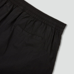 JAJU Crisp Half Banding Pants (Black) — лёгкие и удобные шорты с эластичным поясом в классическом чёрном цвете