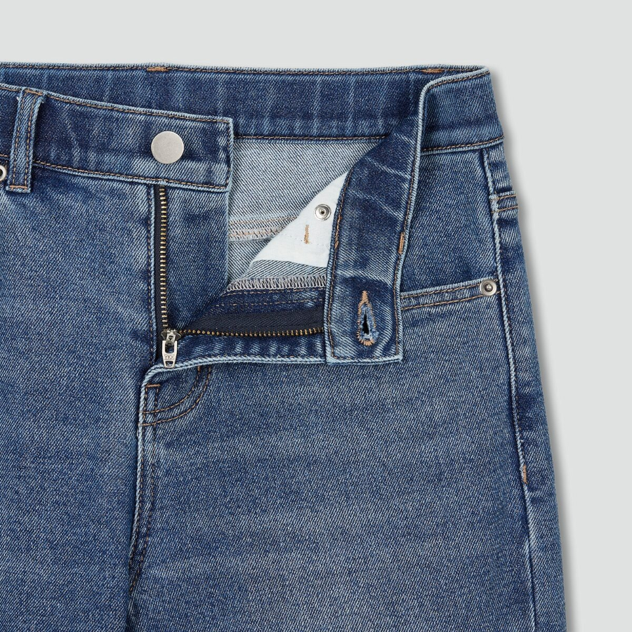 JAJU Slim Denim Pants (Blue) — стильные и комфортные узкие джинсы в классическом синем цвете