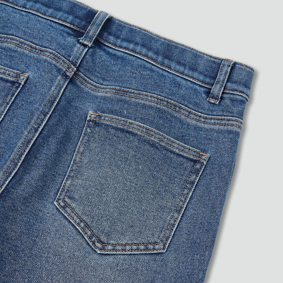 JAJU Slim Denim Pants (Blue) — стильные и комфортные узкие джинсы в классическом синем цвете