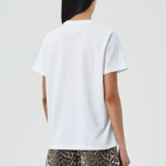 GANNI Basic Jersey Poppy C Relaxed T-Shirt - White