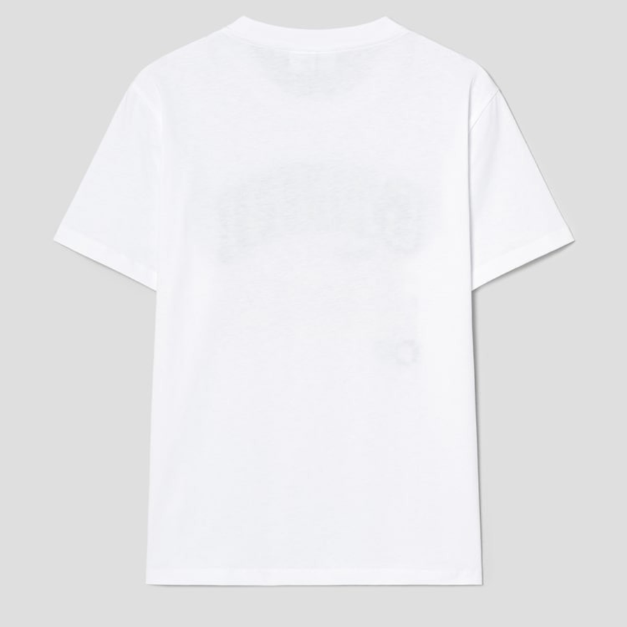 GANNI Basic Jersey Poppy C Relaxed T-Shirt - White