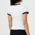 GANNI Basic Jersey Bear Small T-Shirt - Bright Whit