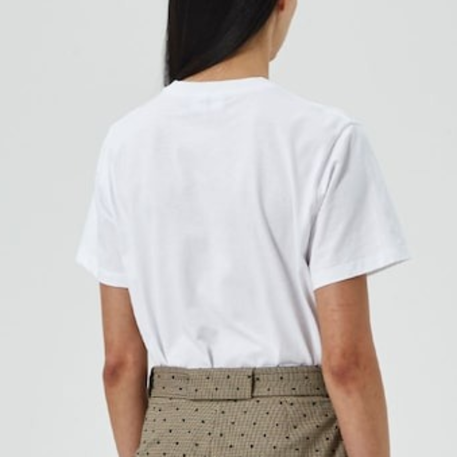 GANNI Basic Jersey Duckie Relaxed T-Shirt - White